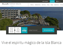 Tablet Screenshot of hotelmiamiibiza.com